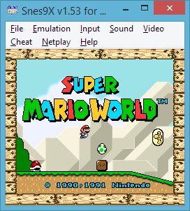 Der Emulator snes9x